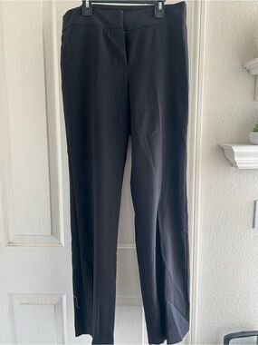 Larry Levine Black Signature Straight Leg Pants
